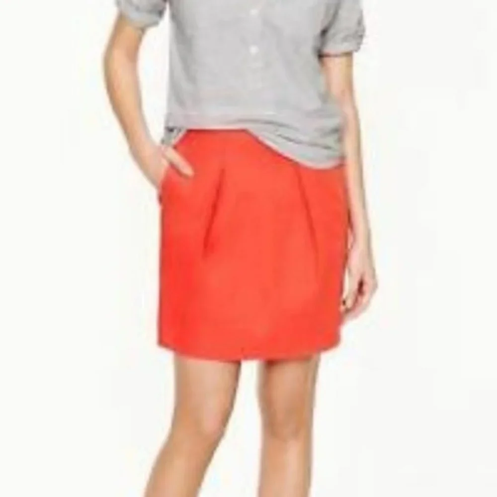 NWOT J.Crew orange mini skirt size 0 (98)